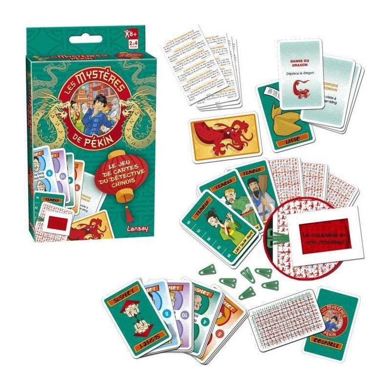 Les Mysteres De Pekin Jeu De Cartes