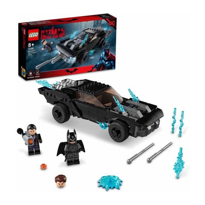 LEGO 76181 DC Batman Batmobile : a La Poursuite du Pingouin, Voiture Jouet,  Idée Cadeau pour Enfants des 8 ans