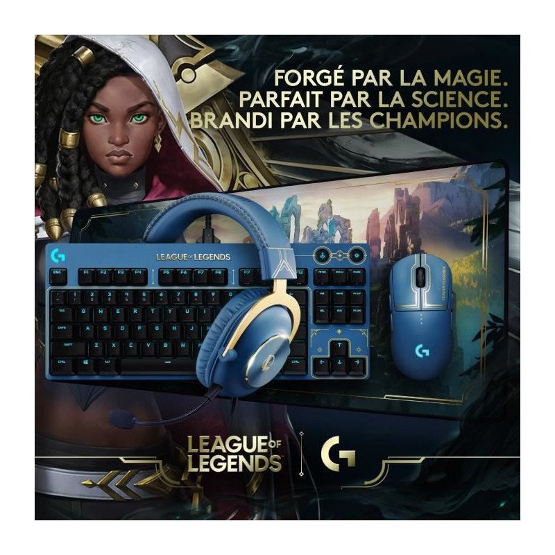 Tapis de Souris Gaming Logitech - G840 XL - Edition Officielle League