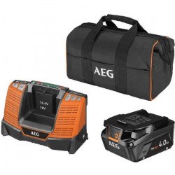 AEG - Pack 18V chargeur + 1...
