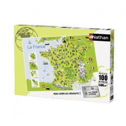 Puzzle 100 pieces - Carte...