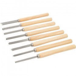 Ciseaux pour tour a bois, 8...