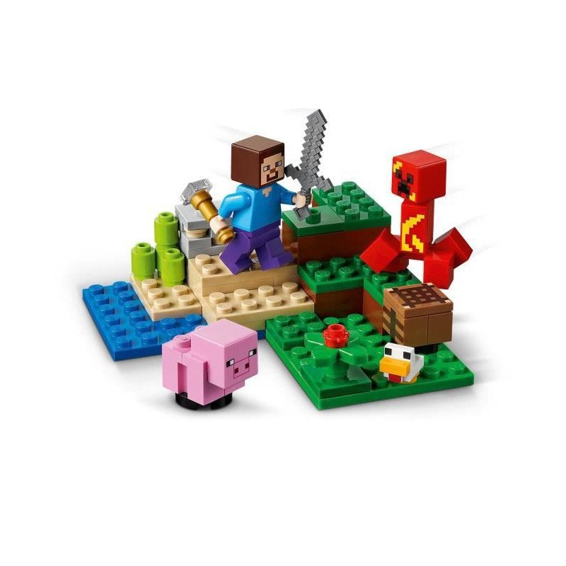LEGO Minecraft - La Mine du Creeper, Jeu Construction Et Aventure