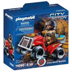 PLAYMOBIL - 71090 - Pompier...