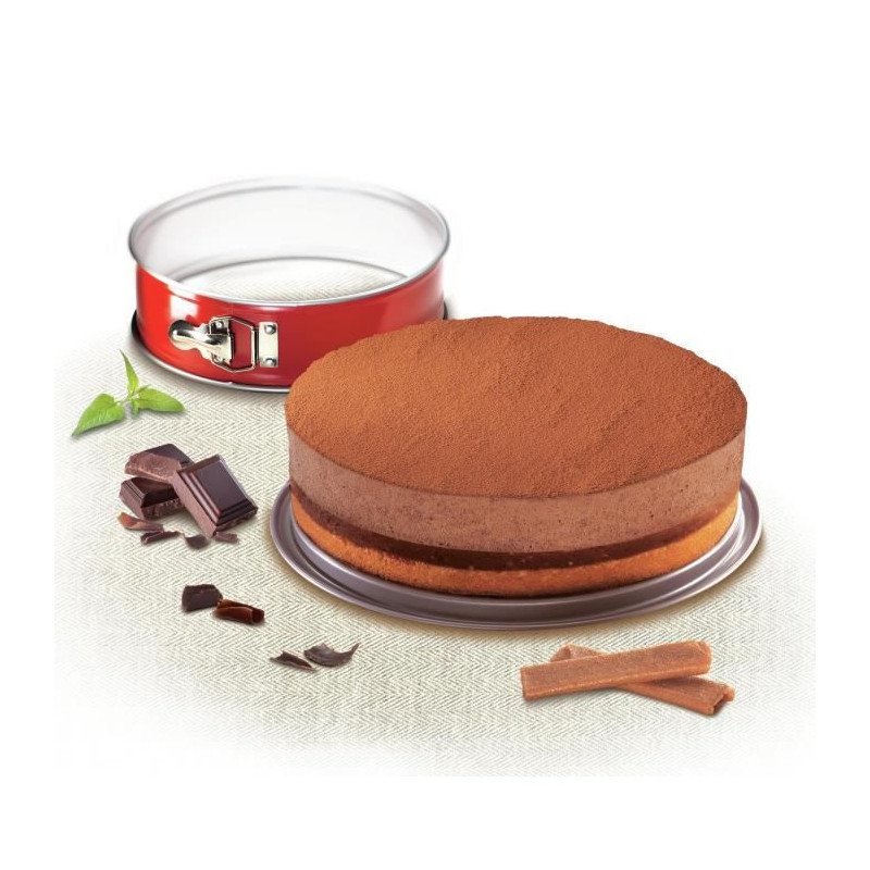 Tefal - Moule à pâtisserie ovale DELIBAKE 30 cm rouge