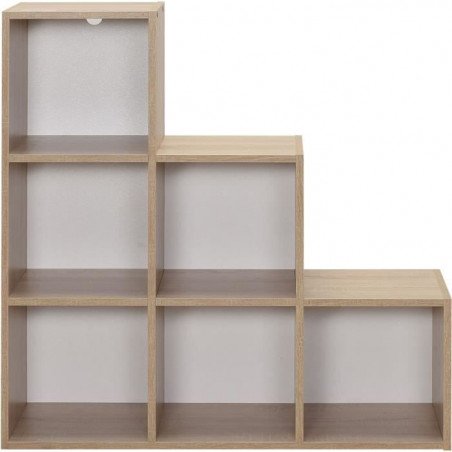 Meuble de rangement MIXCLUB 9 cases - Décor chêne - L 91x P 30 x H