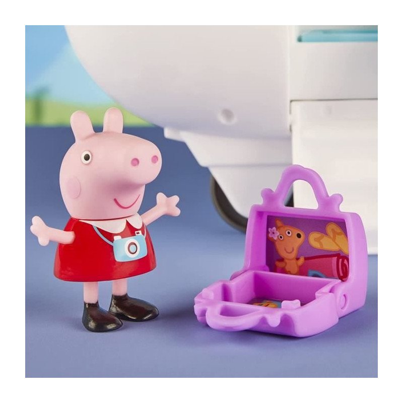 Peppa Pig - Peppa's Adventures - Voiture rouge familiale - Avec phrase