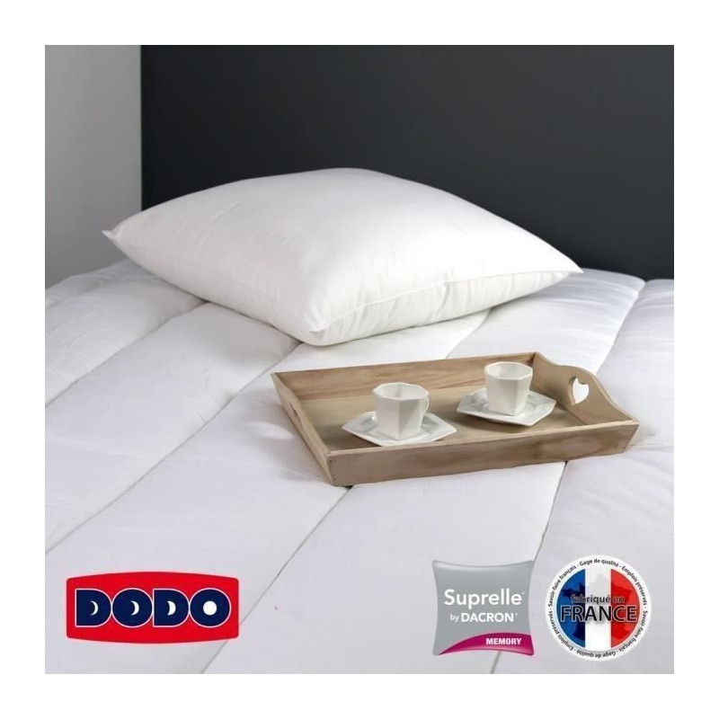 Dodo - Lot de 2 oreillers DODO ergonomiques à mémoire de forme