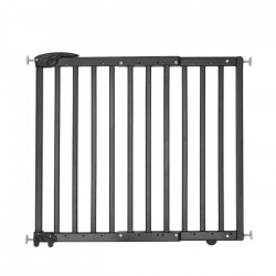 NORDLINGER PRO - Nordlinger pro barriere de sécurité enfant lea noire -  noir - 64 a 113cm - acier - barriere a portillon