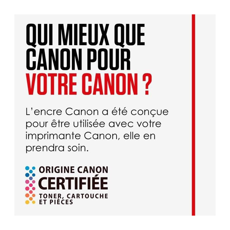 Canon CLI-581 Pack de 4 Cartouches Cyan, Magenta…