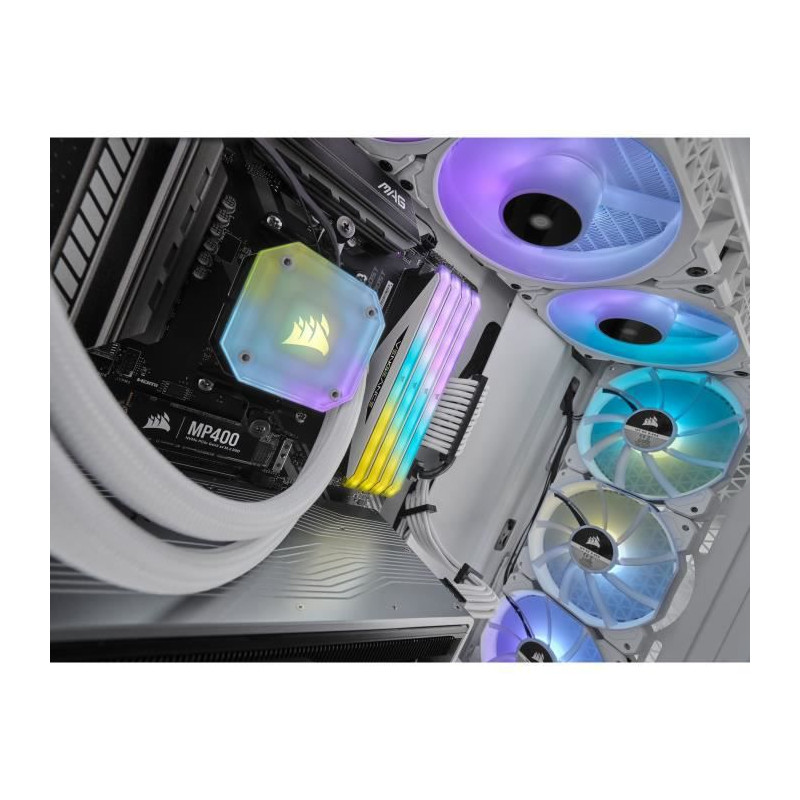 CORSAIR CMN16GX4M2Z3200C16W Vengeance - Mémoire RGB RT - 3200MHz - 16