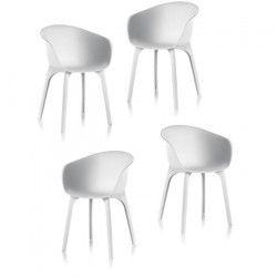 IDEA Lot de 4 chaises de...