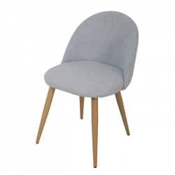COLE Chaise - Tissu Bleu...
