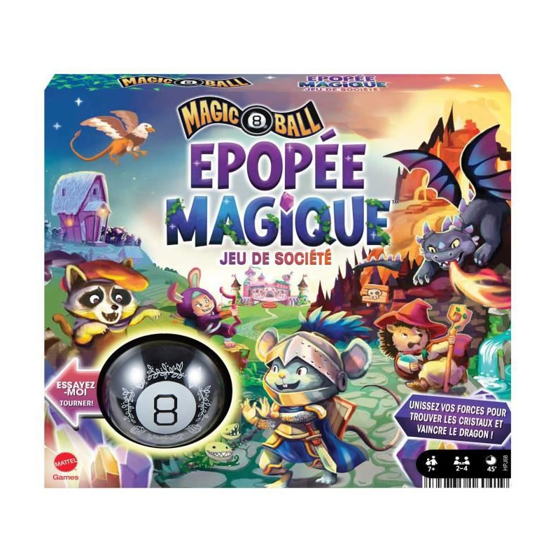 Epopee Magique - Jeux de société - 7 ans et + - Jeux Mattel Games