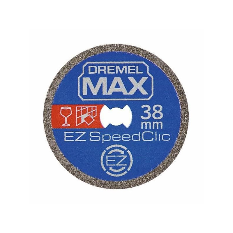 Disque Diamant Haute longévité EZ SpeedClic Dremel Max S545 - ø38mm