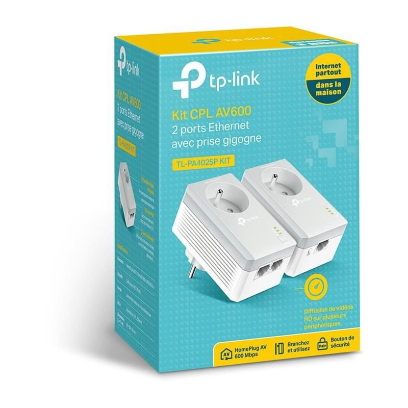 Adaptateurs CPL TP-Link TL-PA7020PKIT 1000 Mbps - Pack de 2