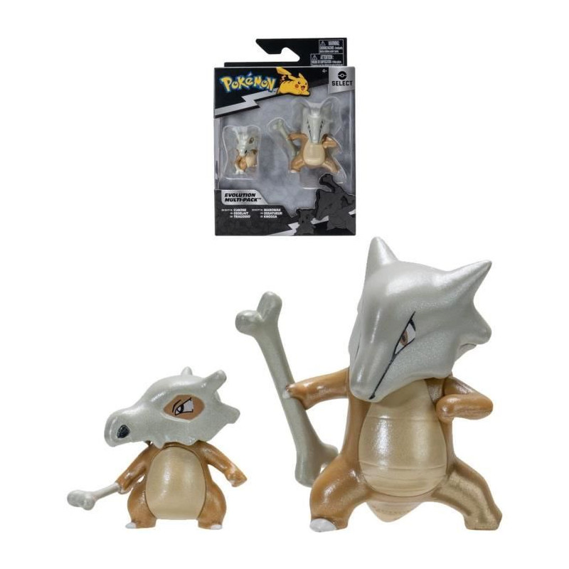 Pokémon - Pack évolution Osselait (5 cm) & Ossatueur (10 cm) - BANDA