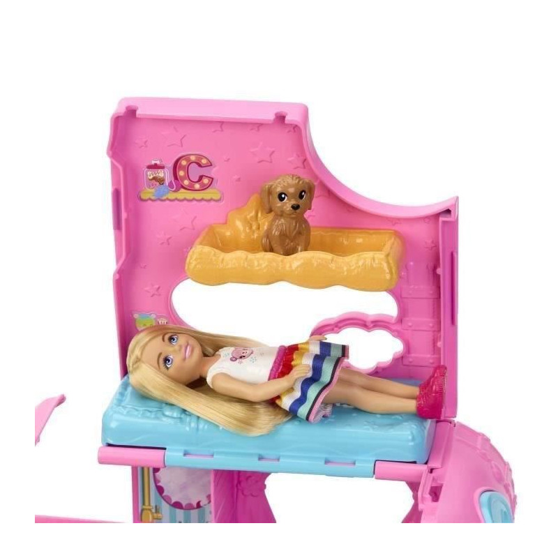Barbie - Coffret Barbie Camping-Car de Chelsea - Poupée Mannequin - 3