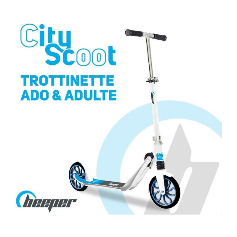 Trottinette mécanique - Adulte/Ados - Beeper City Scoot - Roues 8'' 
