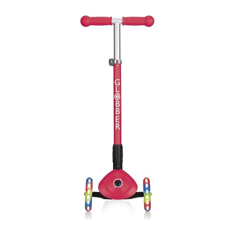 Trottinette 3 roues enfant - PRIMO FOLDABLE LIGHTS - rouge