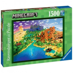 Puzzle 1500 p monde Minecraft