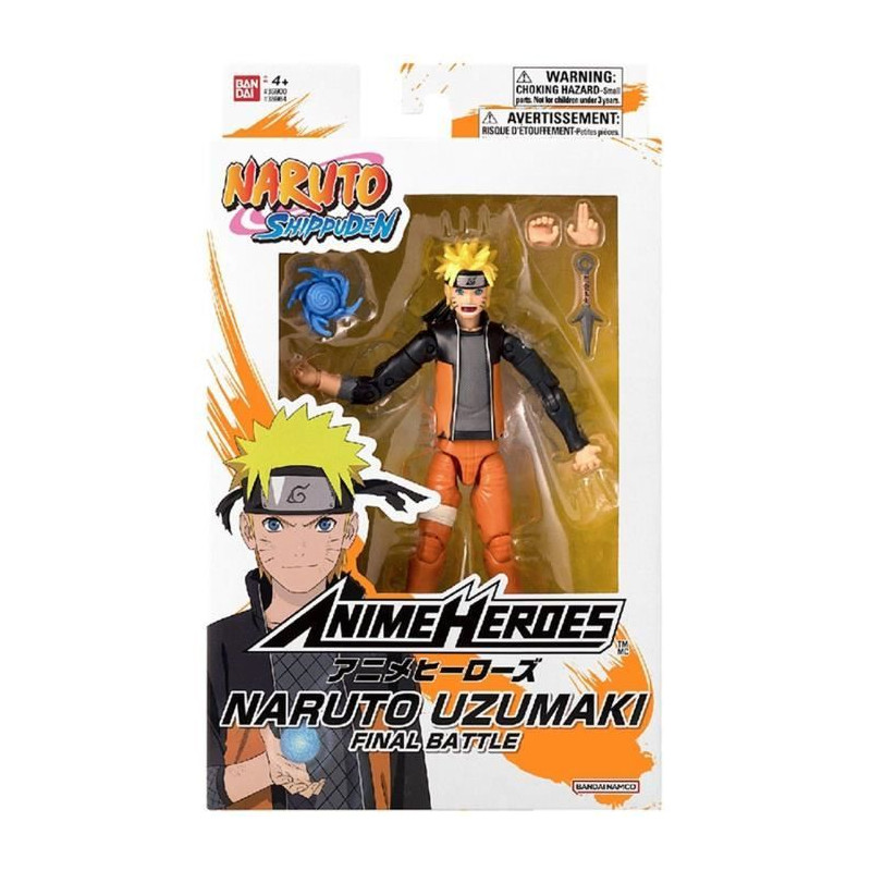 NARUTO - Uzumaki Naruto - Figurine Anime Heroes 17cm : :  Figurine Bandai Red Naruto