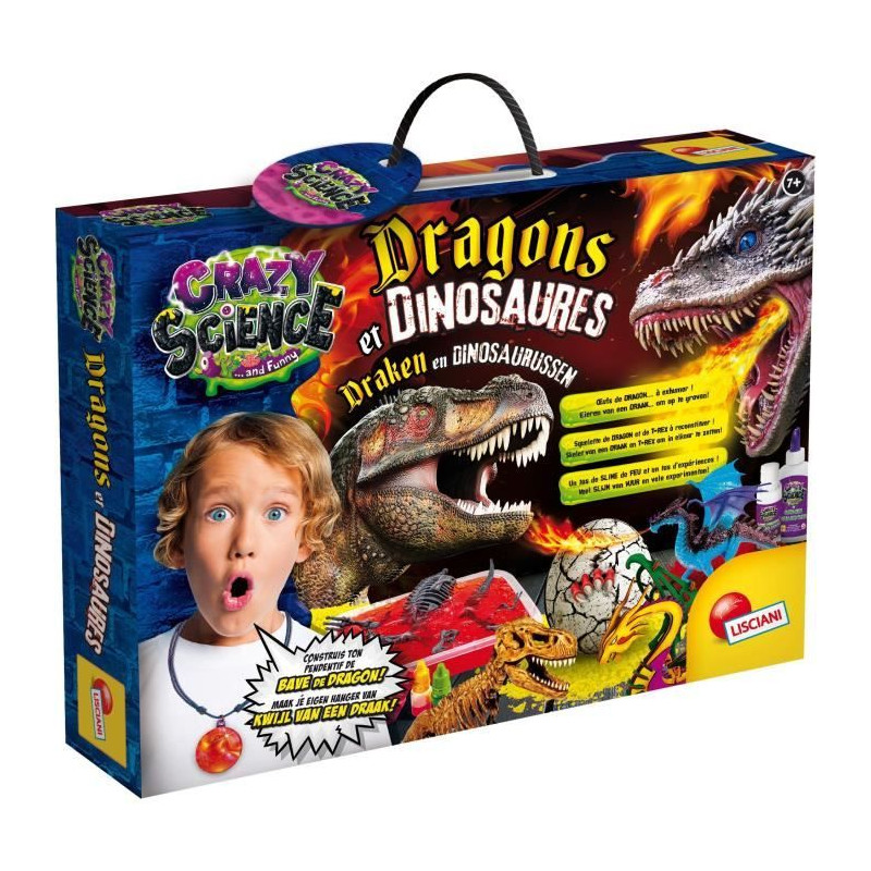 Crazy Science - loisirs créatifs - Dragons et Dinosaures a construire