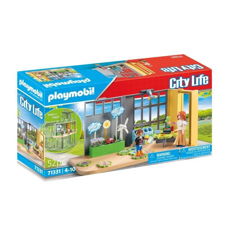 PLAYMOBIL 71331 Classe éducative sur l'écologie- City Life - L'écol