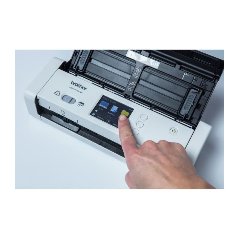 Scanner de documents compact - BROTHER - ADS-1700W - WiFi - Recto-vers