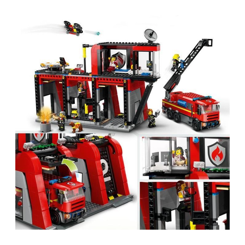 LEGO : La caserne de pompiers - City, LEGO®
