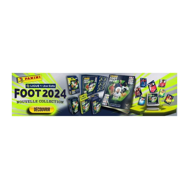 Carte à collectionner Panini Jeu de cartes Foot Ligue 1 2022 Blister de 8  pochettes