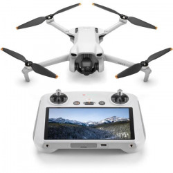 Drone caméra DJI Mini 3 - vidéo 4K HDR - temps de vol 38 min - prise verticale réelle - gris