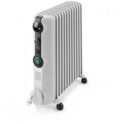 Radiateur bain d'huille RADIA DELONGHI - 2500W - 3 allures de chauffe -Technologie Real Energy - ComfortTemp -Batterie performan