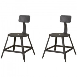 LOFT Lot de 2 chaises de...