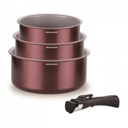 Set de 3 casseroles -...