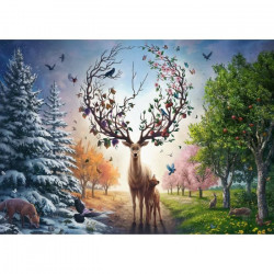 Puzzle 1000pieces, Cerf...