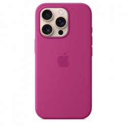 APPLE iPhone 16 Pro - Coque en silicone avec MagSafe - Fuchsia