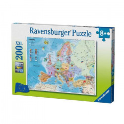 Puzzle 200 pcs Carte d'Europe