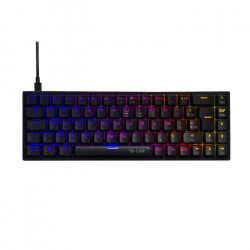 Clavier Gamer - The G-Lab - KEYZ TITAN - Mécanique (Switch Rouge) - Filaire - RGB - Noir