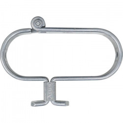 Porte-cadenas - ABUS - 131/140 GateSec - Protection clôtures de chantier - Acier cémenté - Anti-corrosion