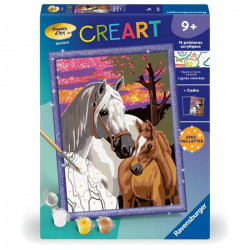 CreArt Kids 18x24cm Chevaux...