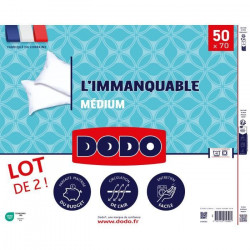 DODO - Lot de 2 oreillers -...