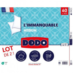 DODO - Lot de 2 oreillers -...