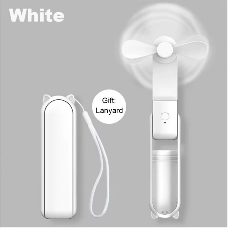 Mini Portable USB Fan - Power Bank