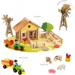 Ma ferme en bois - Jeu de...