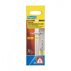 Chevilles a expansion - Rapid - 5001551 - Ø11x65 mm - Vis M5x74 - Lot de 10 pcs.