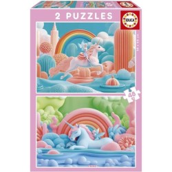 Puzzle - EDUCA - Licornes...