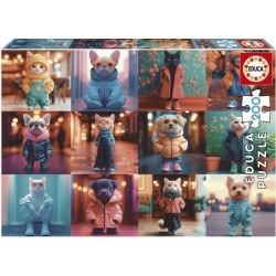 Puzzle - EDUCA - Animaux a...