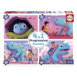 4 Puzzles - EDUCA - Dinos...