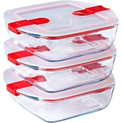Lot de 3 lunch box - PYREX...